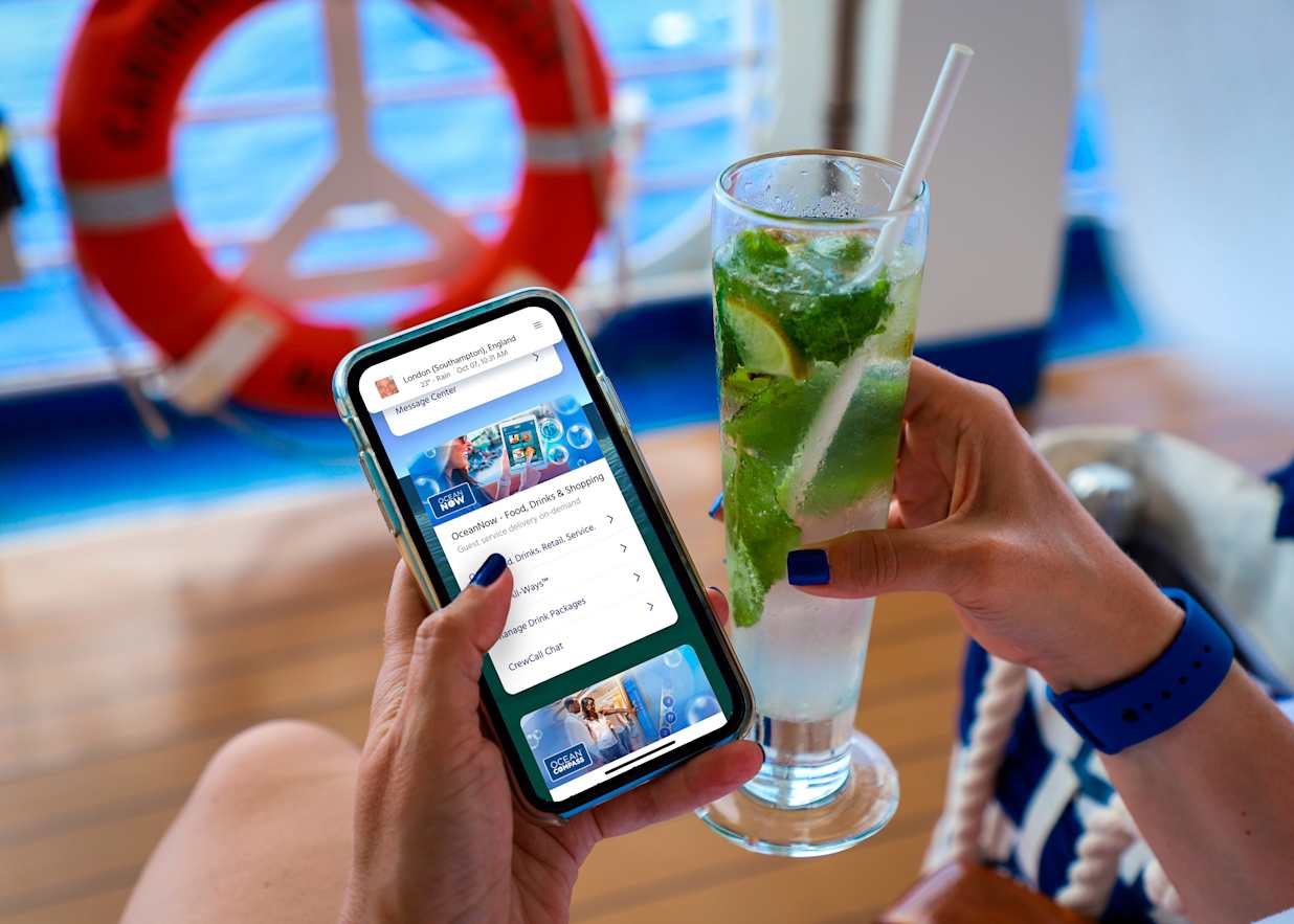 Medallion app on Princess Cruise